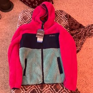Eddie Bauer kids winter hooded jacket/girls size 14-16